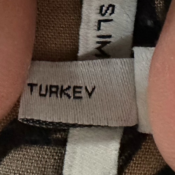 Reiss Floral Black and Tan Women's Button Down Top size S - Picture 8 of 12